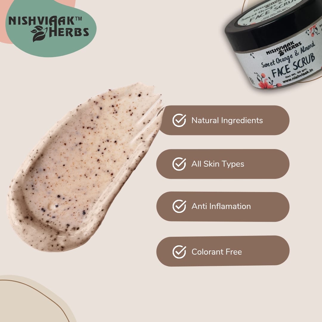 sweet orange face scrub benefits