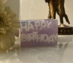 happy birthday handmade soap