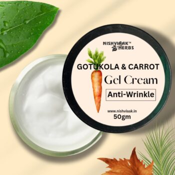 Anti-Wrinkle Gotukola & Carrot Gel Cream for Youthful Skin
