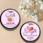 lip balm and lip scrub