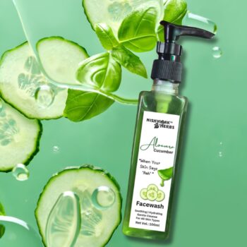 Aloe & Cucumber Refreshing Face Wash – Hydrates, Cools & Soothes Skin Naturally